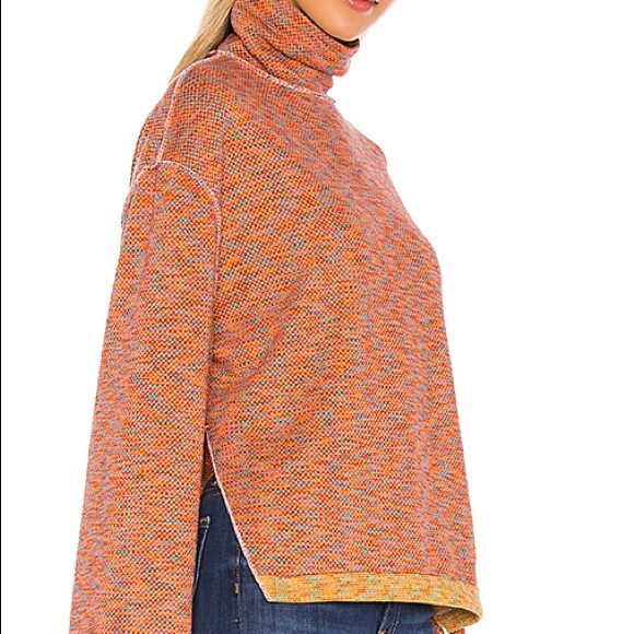 Free People Sunny Days Texture Turtleneck Sweater - Picture 3 of 16